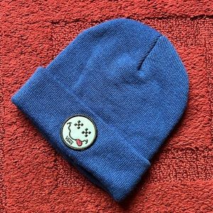 VANS Blue Acrylic Knit Cuffed Beanie Hat